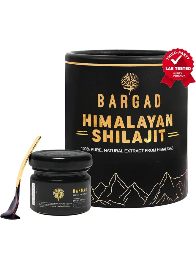 BARGAD Pure Himalayan Shilajit Resin High Potency For Men & Women | Lab Tested | Gold Grade 100% Pure Shilajit With Fulvic Acid & 85+ Trace Minerals For Energy Boost & Immune Support | 30 Gm - Image 1