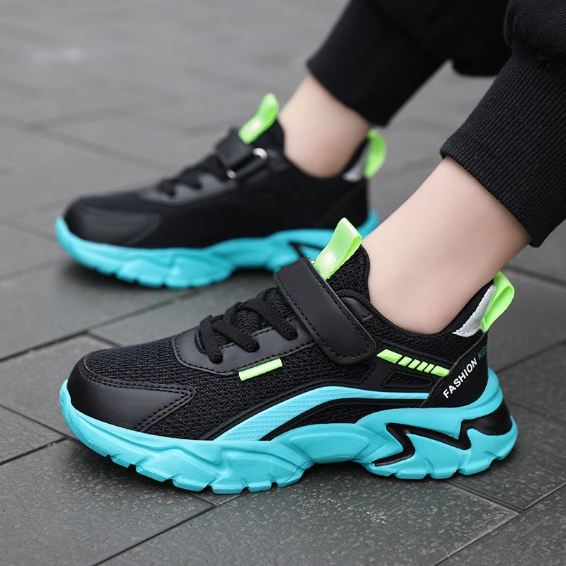Mesh Sneakers Lightweight Flexible Sole Walking Shoes For Kids Indoor And Outdoor Activities - Image 3