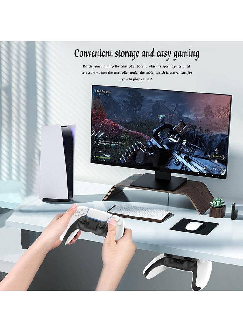 Digipace Controller Desk Stand for Ps5, Ps4 Controller Under Desk Stand for Dualsense and Dualshock 4, Controller Stand Desk Organizer and Desktop Management - Image 5