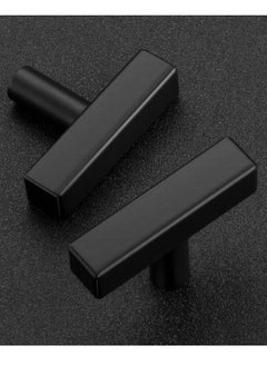 3 Pack Black Square Bar Cabinet Knobs 2 Inch Square Cabinet Pulls Matte Black Single Hole Kitchen Cabinet Handles - pzsku/Z44C56D8AF75C9CE90A4AZ/45/_/1729760798/e65edea6-1d9c-48bc-bda9-9038de99136c