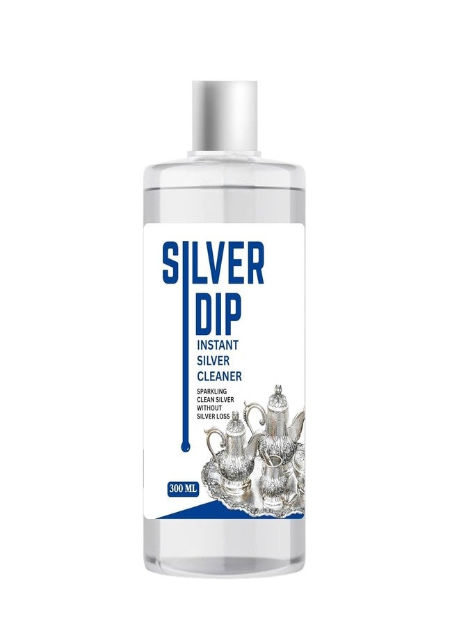Jeni's Kitchen Silver Dip Cleaner Liquid 300 ml | Sparkling Clean Without Silver Loss | Tarnish Removal for Jewellery and Silverware (Pack Of 1) - Image 1