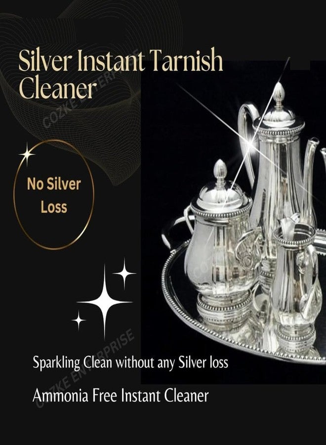 Jeni's Kitchen Silver Dip Cleaner Liquid 300 ml | Sparkling Clean Without Silver Loss | Tarnish Removal for Jewellery and Silverware (Pack Of 1) - Image 4