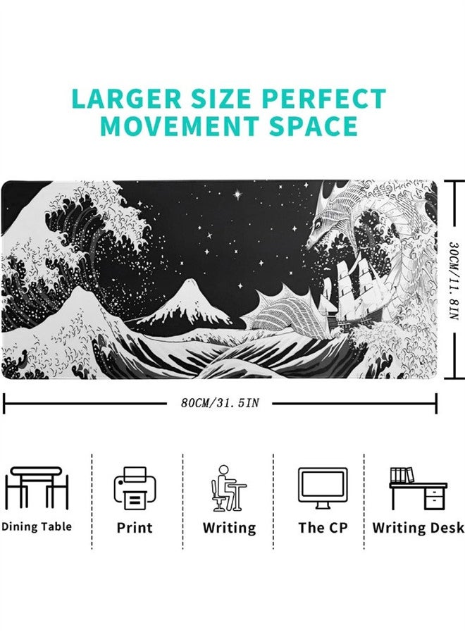 Gaming Mouse Pad Mouse Pad XXL Large Mouse Pad for Gamers, Office, and Home Use Durable and Smooth Surface for Precise Control