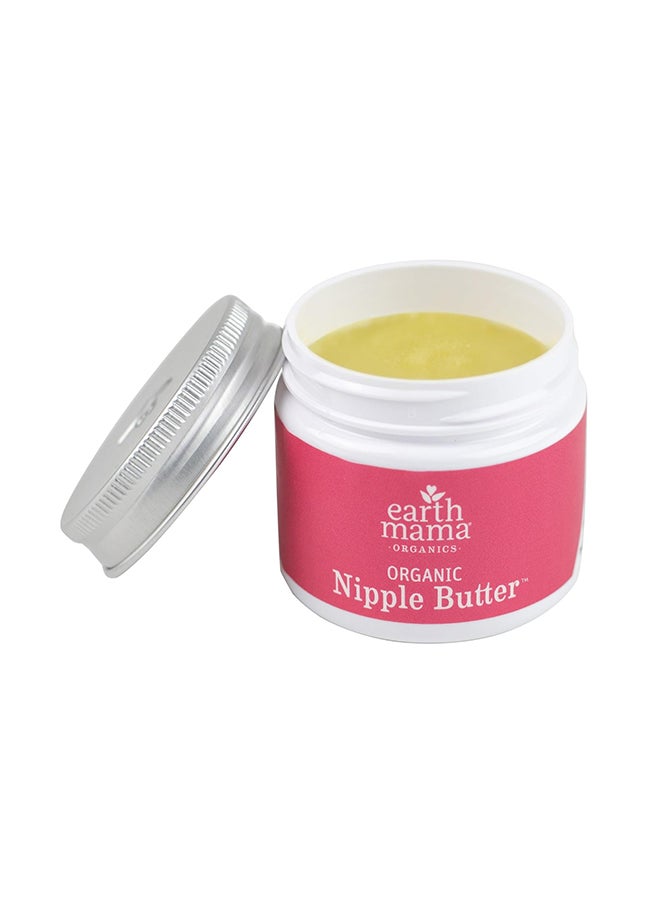Earth Mama - Earth Mama Organic Nipple Butter™ | Nipple Cream Safe for Breastfeeding | Postpartum Essentials for Nursing | Non Lanolin Nipple Cream, 2-Fluid Ounce - Image 1