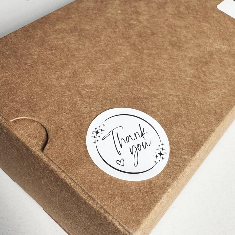 TownStix 700 Pieces 1 inch  Thank You Stickers Labels for Small Business Packaging - Image 5