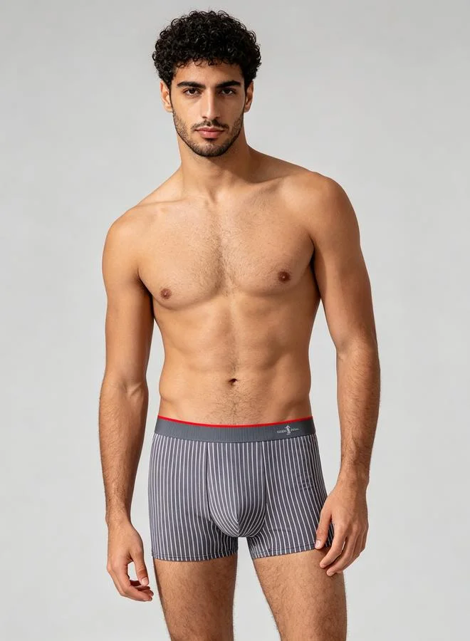 Take Two  Men 4-Pack Multi-Striped Cotton Trunks for Men | Best Price UAE