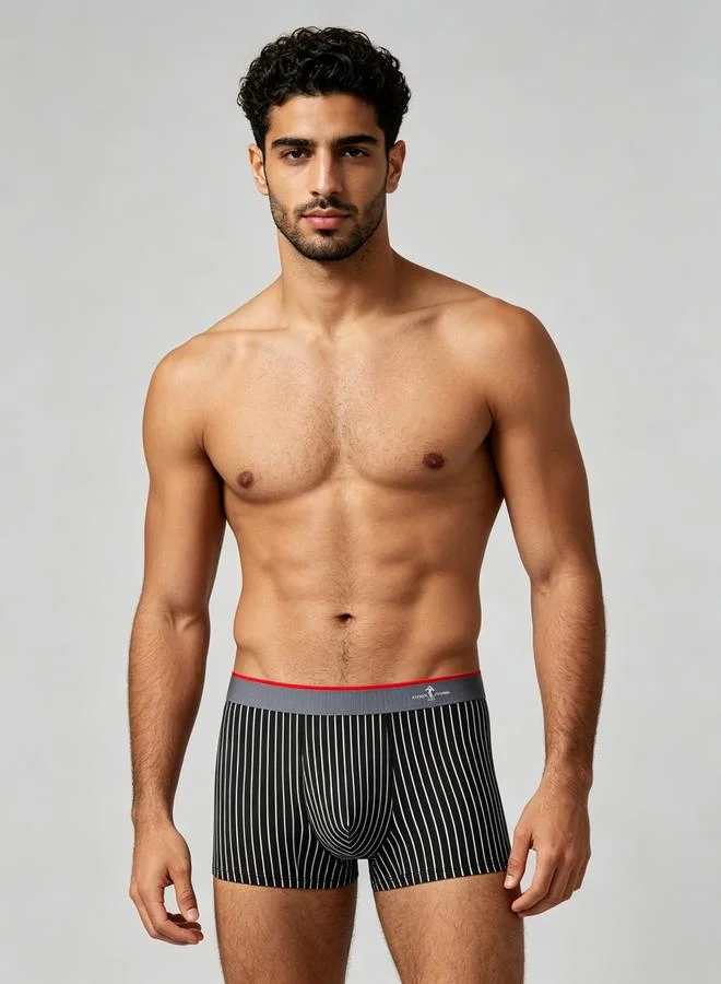 Take Two  Men 4-Pack Multi-Striped Cotton Trunks for Men | Best Price UAE