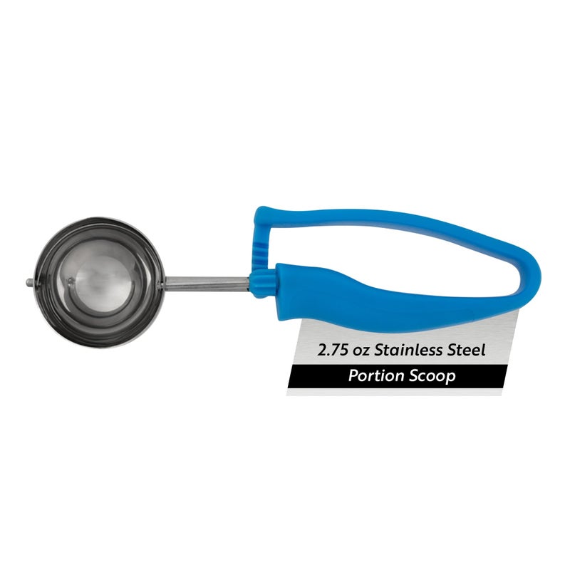 Restaurantware Ice Cream Scoop 1 Case 275 oz Stainless Steel Portioner Commercial Kitchen Tool Comfortable Grip DishwasherSafe Ambidextrous Handle - Image 2