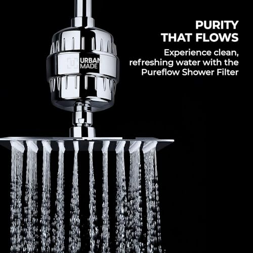 Urbanmade Hard Water Softener for Home Water Softener for Bathroom Shower Device Improves Hair & Skin Condition 15 Stage Hard Water Filter for Shower tap Water Filter & Chlorine Removal Device - Image 2