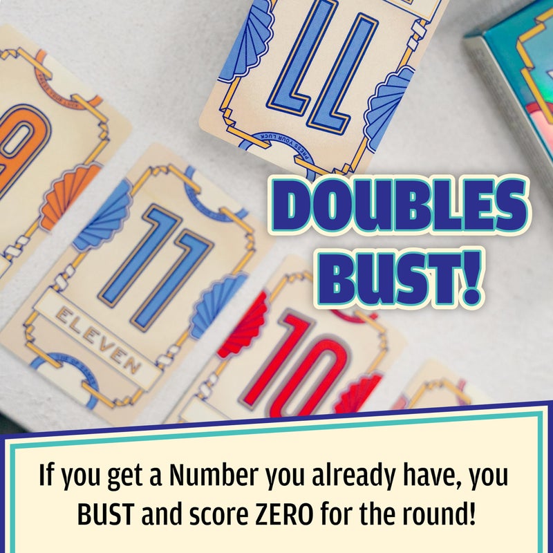 USAOPOLY فليب 7، المزيج الأمثل بين اضغط حظك والاستراتيجية، لعبة ورق سريعة الإيقاع ومسببة للإدمان، سريعة التعلم وسهلة التعليم، مثالية لأمسيات الألعاب، 3+ لاعبين، من عمر 8 فما فوق، مدة اللعب 20 دقيقة - Image 2