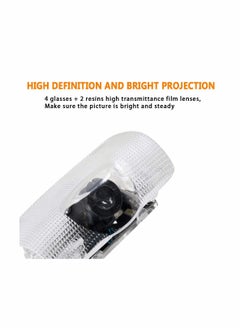 KASTWAVE KASTWAVE Car Door Logo Light Courtesy Projector Welcome Lights 3D Ghost Shadow Light Lamps Accessories The Replacement for RX/ES/GX/LS/LX/is/GS/RC/UX Series (4 Pack)  - Image 5