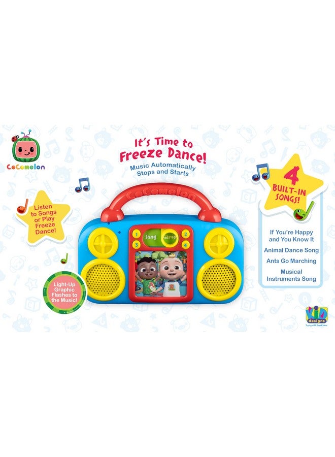 eKids Cocomelon Toy Music Player Includes Freeze Dance, Musical Toy for Toddlers with Built-in Nursery Rhymes for Fans of Cocomelon Toys and Gifts for Boys and Girls - Image 2