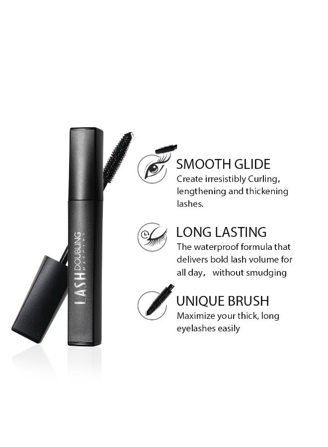 Mn MENOW Lash Doubling Mascara Pro 6.5ml - Mascara Eyelashes Curl Extension Lasting Eyelash Nourishing - Image 2