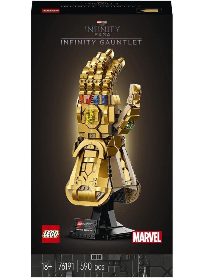 LEGO Marvel Infinity Gauntlet Set, Collectible Thanos Glove With Infinity Stones  - Image 2