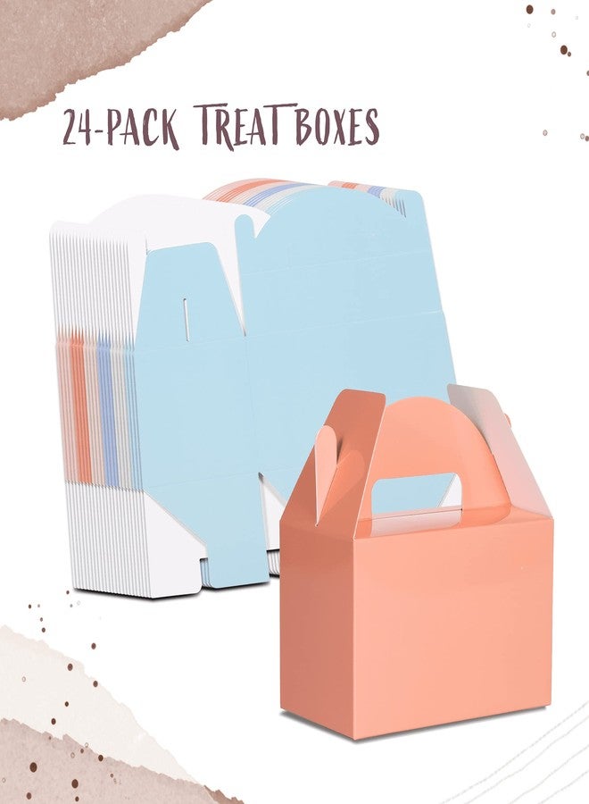 MATICAN Party Favor Boxes, 24-Pack Colored Treat Boxes, Gable Boxes, 6 Pastel Colors, 6 x 3.5 x 3.5 Inches - Image 4