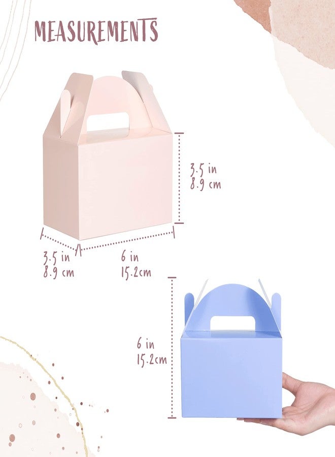 MATICAN Party Favor Boxes, 24-Pack Colored Treat Boxes, Gable Boxes, 6 Pastel Colors, 6 x 3.5 x 3.5 Inches - Image 5