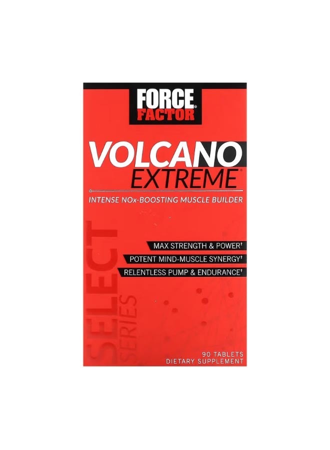 فوريس فاكتور Volcano Extreme Intense NOx Boosting Muscle Builder 90 Tablets - Image 1