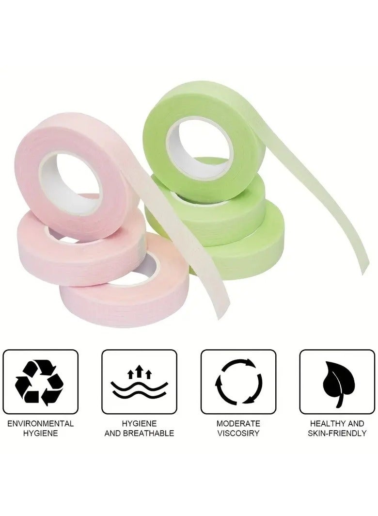 ORiTi 10 Rolls Eyelash Extension Tape Lash Tape for Lash Extension Adhesive Breathable Micropore Fabric Tape for Eyelash Extension Supply - Image 2