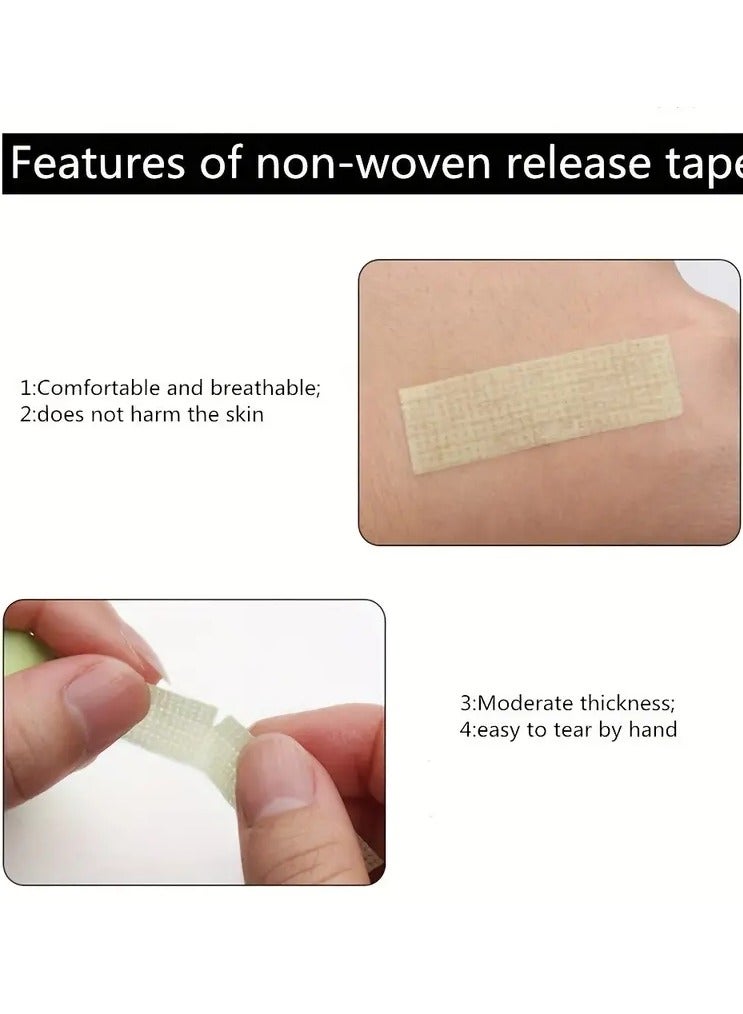 ORiTi 10 Rolls Eyelash Extension Tape Lash Tape for Lash Extension Adhesive Breathable Micropore Fabric Tape for Eyelash Extension Supply - Image 5