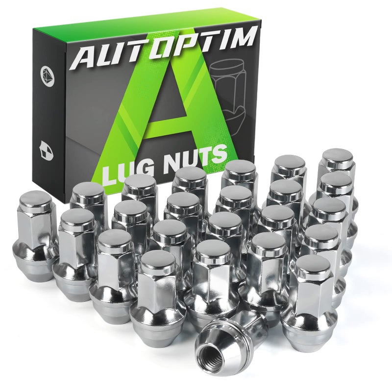 AUTOPTIM M14x20 Lug Nuts Replacement for 20042014 Ford F150 20032014 Ford Expedition Chrome 1316 21mm Hex 217 Tall OEM Factory Style Closed End Wheel Lug Nuts 24pcs