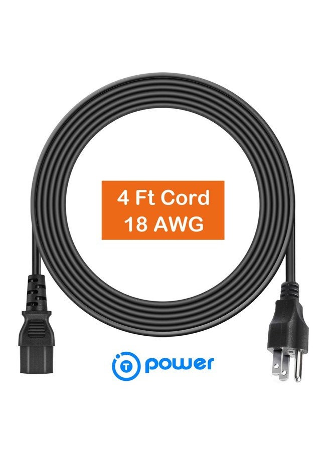 T POWER (4 FT) Long 3 Prong AC Power Cord Compatible with Pressure Cookers, Rice Cookers, Soy Milk Makers, and Other Kitchen Appliances instapot Instant Pot Power Cord Model PC-WAL1 (3pin) - Image 3