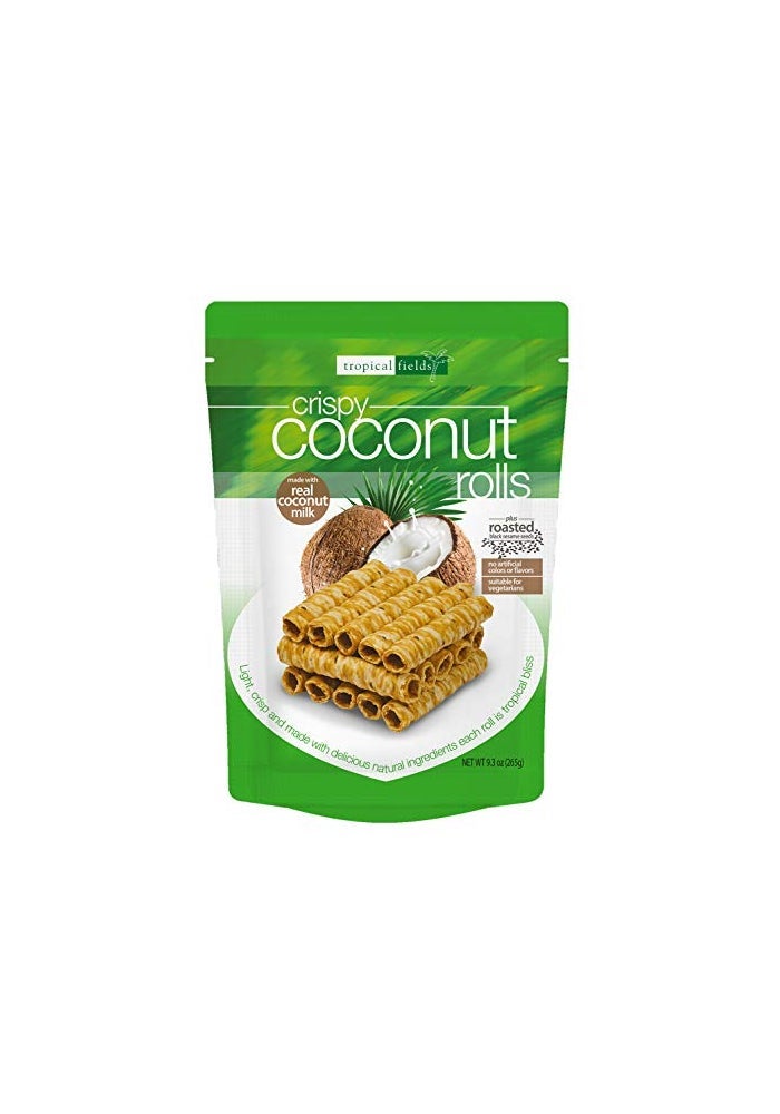 tropical fields 2 pack Tropical Fields Crispy Coconut Rolls - Image 1