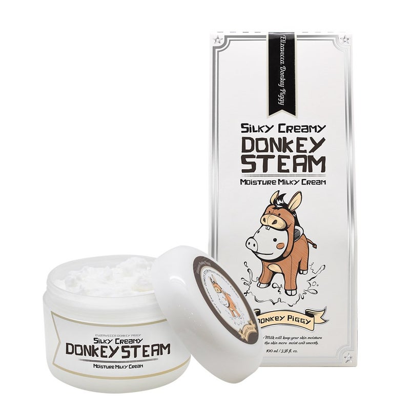 Elizavecca Silky Creamy Donkey Steam Moisture Milky Cream, 3.4 Ounce - Image 1