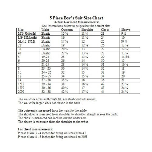 Lito 5 Piece Black Suit with Shirt, Vest, and Tie - Size 5 - Image 4