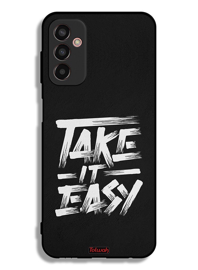 Tolwak Samsung Galaxy F13 Protective Case Cover Take It Easy - Image 2