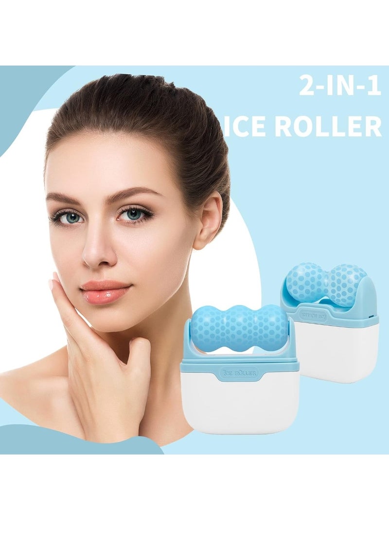 SOICY - Ice Roller for Face Eyes Puffiness, 2 in 1 Body Roller for Pain Relief, Minor Injury, Blood Circulation, Facial Massage Roller Beauty Skin Care Tool - Image 1