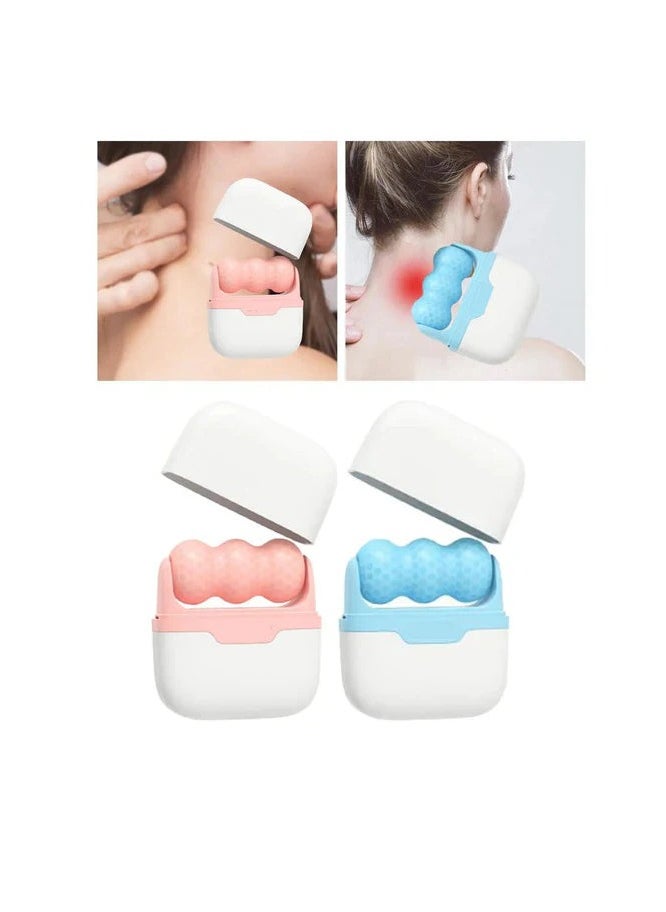 SOICY - Ice Roller for Face Eyes Puffiness, 2 in 1 Body Roller for Pain Relief, Minor Injury, Blood Circulation, Facial Massage Roller Beauty Skin Care Tool - Image 1