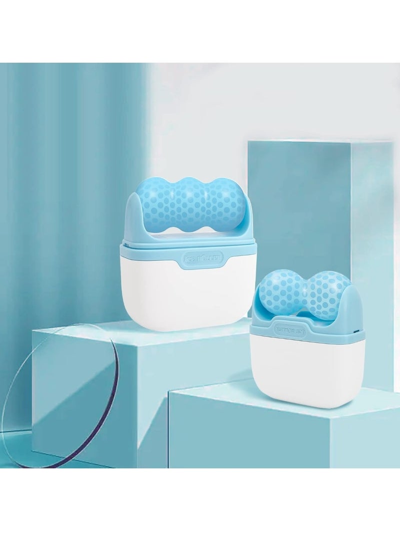 SOICY - Ice Roller for Face Eyes Puffiness, 2 in 1 Body Roller for Pain Relief, Minor Injury, Blood Circulation, Facial Massage Roller Beauty Skin Care Tool - Image 1