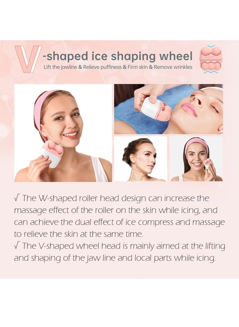 SOICY - Ice Roller for Face Eyes Puffiness, 2 in 1 Body Roller for Pain Relief, Minor Injury, Blood Circulation, Facial Massage Roller Beauty Skin Care Tool - Image 1
