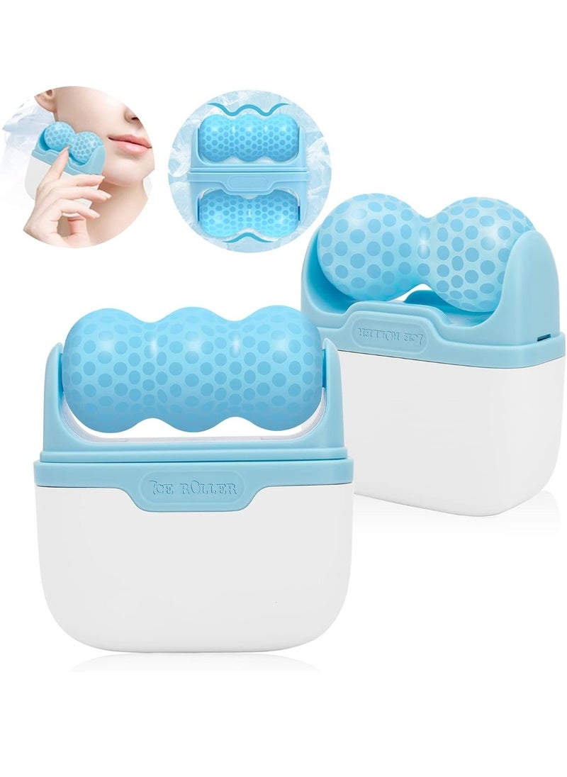 SOICY - Ice Roller for Face Eyes Puffiness, 2 in 1 Body Roller for Pain Relief, Minor Injury, Blood Circulation, Facial Massage Roller Beauty Skin Care Tool - Image 1