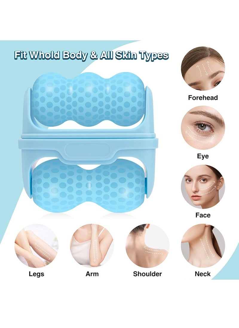SOICY - Ice Roller for Face Eyes Puffiness, 2 in 1 Body Roller for Pain Relief, Minor Injury, Blood Circulation, Facial Massage Roller Beauty Skin Care Tool - Image 1