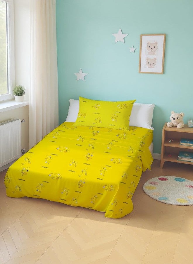 Crover Club America Soccer Team Luxury Twin Sheet 3 piece Set featuring Playing Eagle Mascot - Image 1