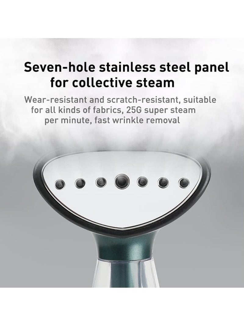 Gonice Handheld Steam Iron,Garment Steamer,1500W Handheld Fabric Steam Iron,Mini Portable Vertical Quick-Heat,Strong Auto Cut-Off For Clothes Steamer Ironing, Home, Office & Travel  - Image 2