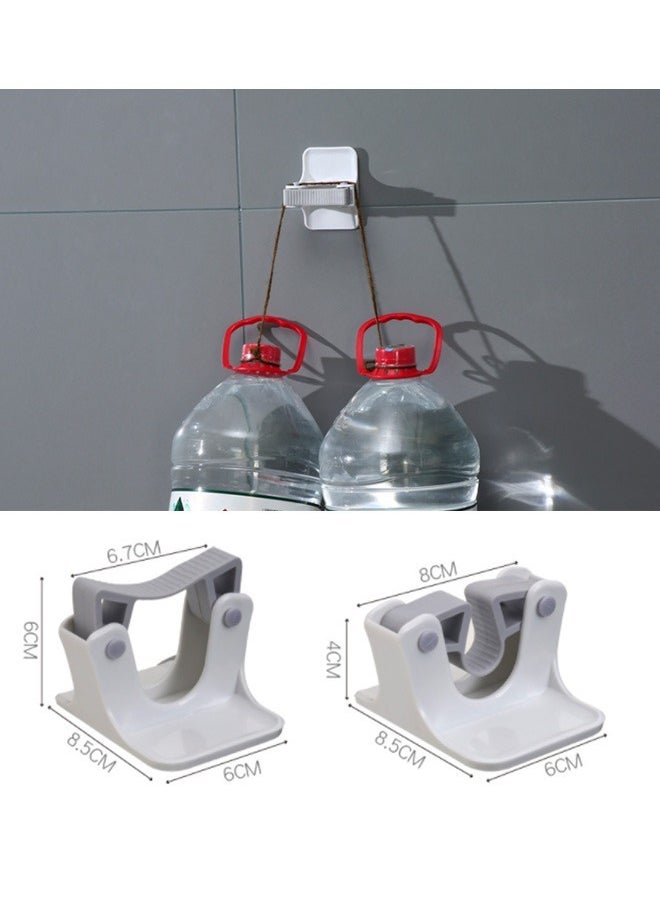 Arabest Broom Holder, Broom Gripper Mop Holders Wall Mount, Mop Racks Holders Self Adhesive No Drilling Super Anti-Slip, Broom Mop Dustpan Hanger for Home, Kitchen, Garage Storage  - Image 5