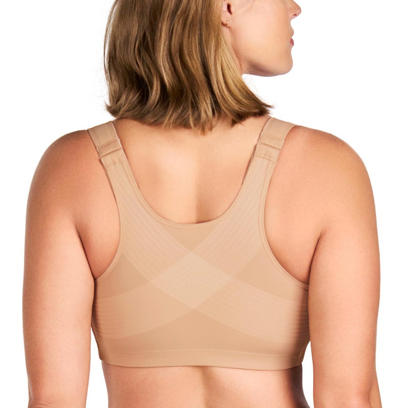 HSIA Posture Bras for Women - Front Closure Bra for Women No Underwire Back Support Plus Size Full Coverage Bra - Image 1