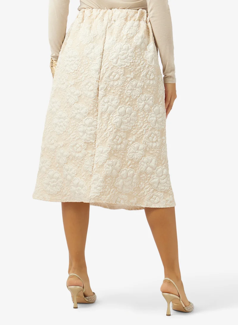 Khizana  Textured Skirt for Women | Best Price UAE