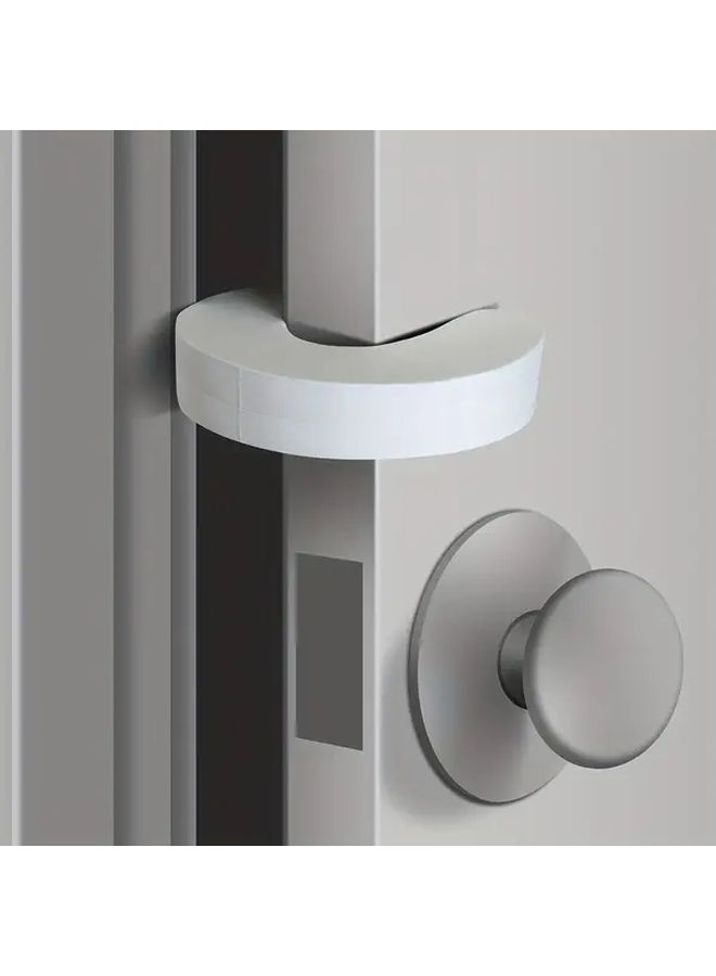 10Pcs White Soft Foam Door Stopper Bar Prevents Finger Pinch And Silent - Image 5