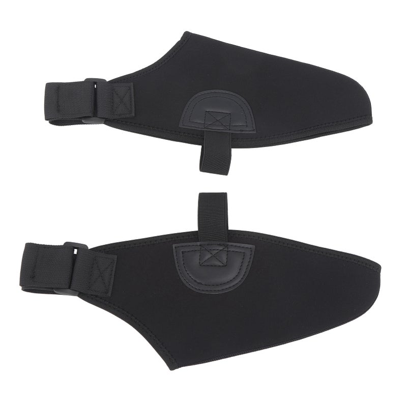 Ski Boot Covers: Waterproof Neoprene Material - Windproof Warm Fit Snow Boot Covers for Outdoor Winter Sports & Rainy Day Activities - Image 2