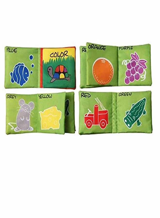 iDream 2pcs Soft Cloth Fabric Educational Rattle Books for Newborns - Infant Learning Toy, Safe & Durable Baby Gift (Color & Number) - Image 3