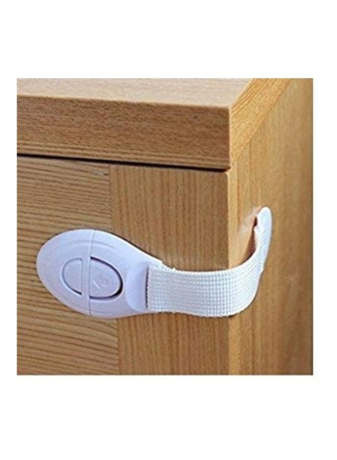 10-Piece Door Cabinet Cupboard Safety Lock White - Image 5
