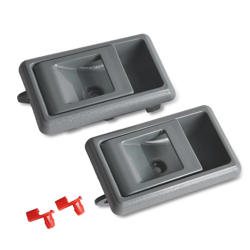 FAERSI 2Pcs Interior Door Handle Front Rear Driver Passenger Side Fits for 19891995 4Runner 19881993 Toyota Corolla 19891995 Pickup 19952000 Toyota Tacoma 19871990 Tercel 19891992 Geo Prizm - Image 1