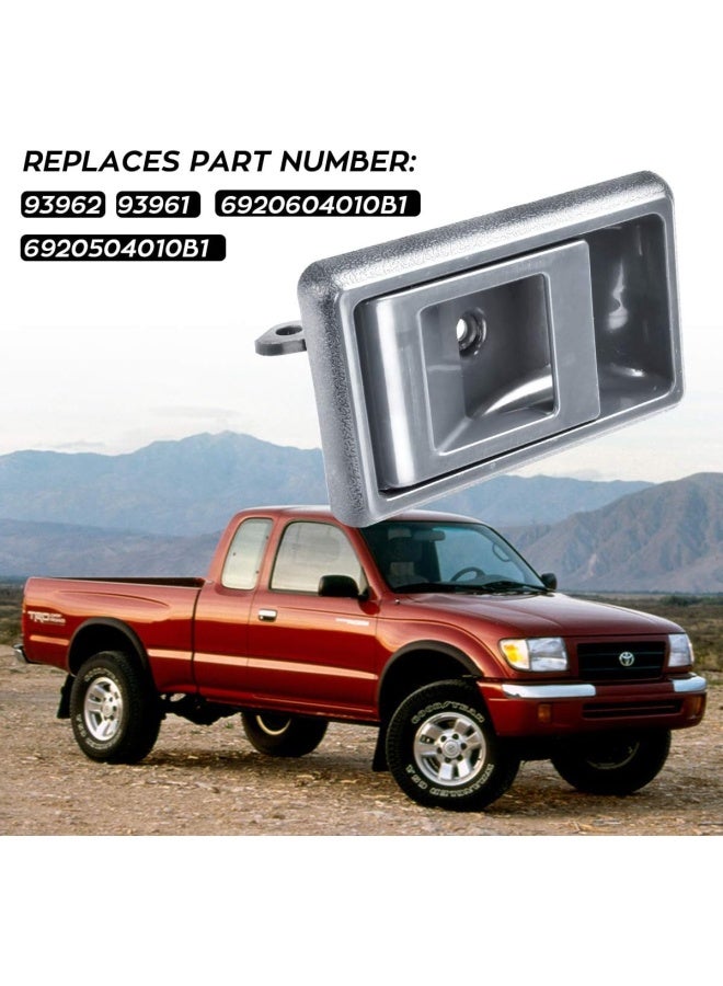 FAERSI 2Pcs Interior Door Handle Front Rear Driver Passenger Side Fits for 19891995 4Runner 19881993 Toyota Corolla 19891995 Pickup 19952000 Toyota Tacoma 19871990 Tercel 19891992 Geo Prizm - Image 5