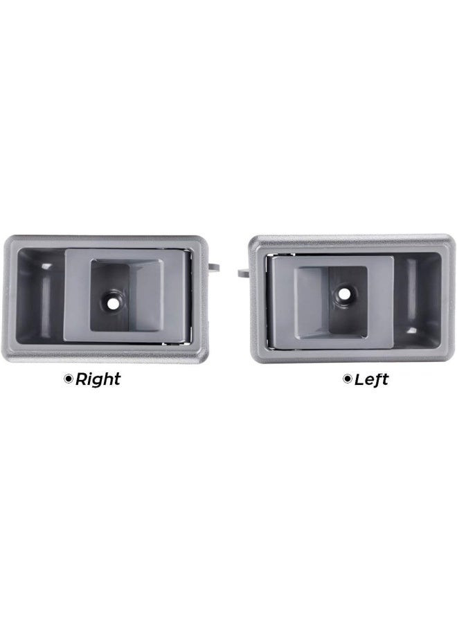 FAERSI 2Pcs Interior Door Handle Front Rear Driver Passenger Side Fits for 19891995 4Runner 19881993 Toyota Corolla 19891995 Pickup 19952000 Toyota Tacoma 19871990 Tercel 19891992 Geo Prizm - Image 2