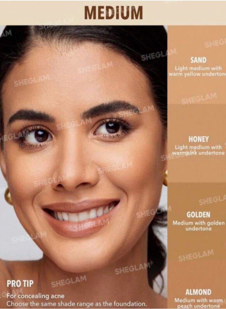 SHEGLAM - A Lightweight, Full Coverage, Hydrating Long-Wearing Hydrating Concealer Blurs lids, Hydrates, and Highlights with a Silky Finish by Shiglam - Image 1