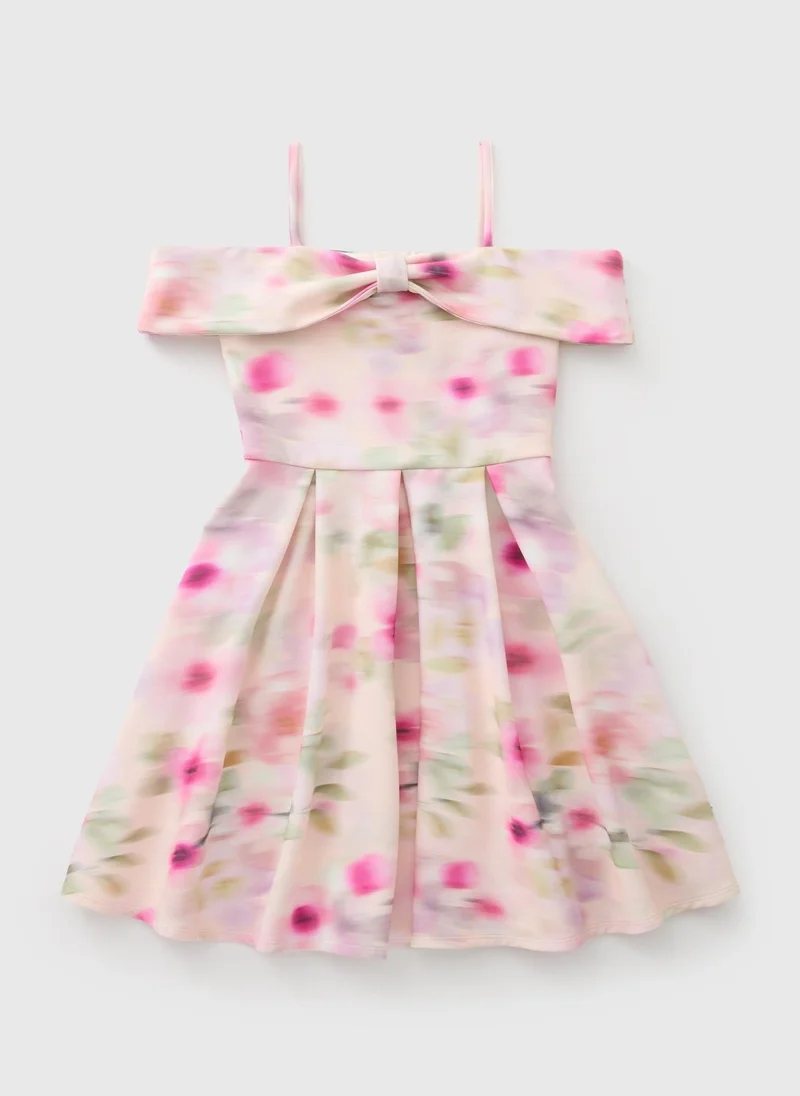 Matalan Girls Floral Bow Dress