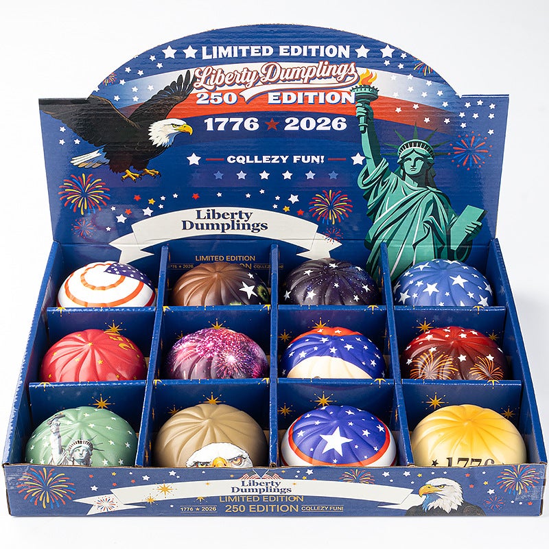 Cartoon Expression Big Bun Squishy Toy Stress Relief Blind Box - Image 4